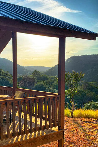 2 Porch Views from View Cabins