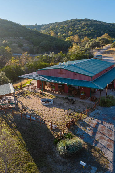 Our welcome office and restaurant