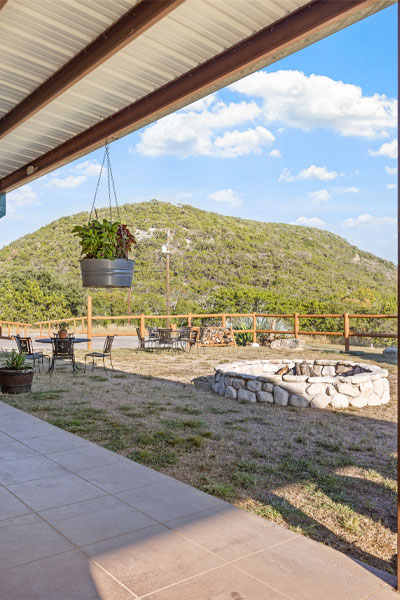 Our Hill Country Firepit