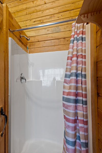 Our detached shower building