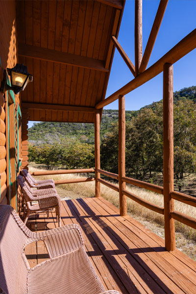 King Cabin Porch